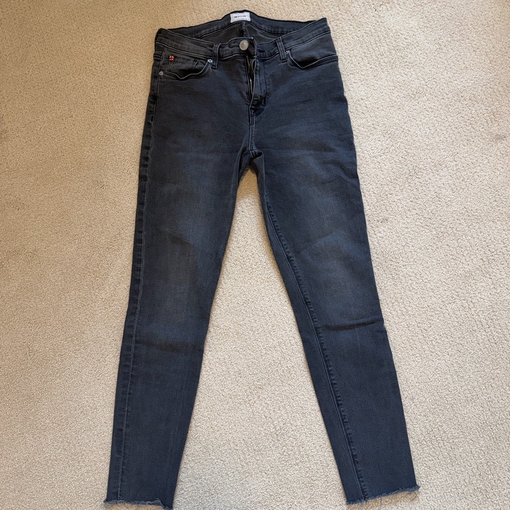Hudson Jeans Womens Dark Gray Skinny Jeans